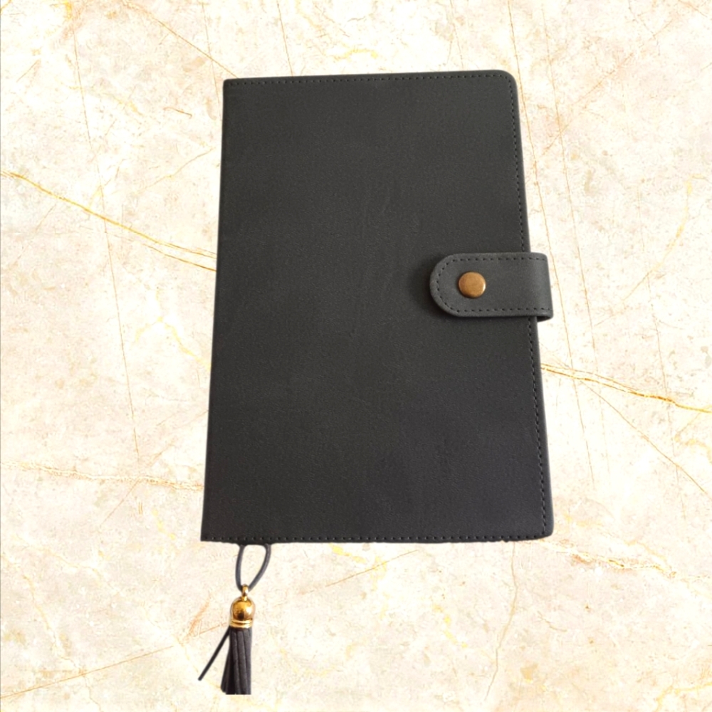 Gray Leather Journal